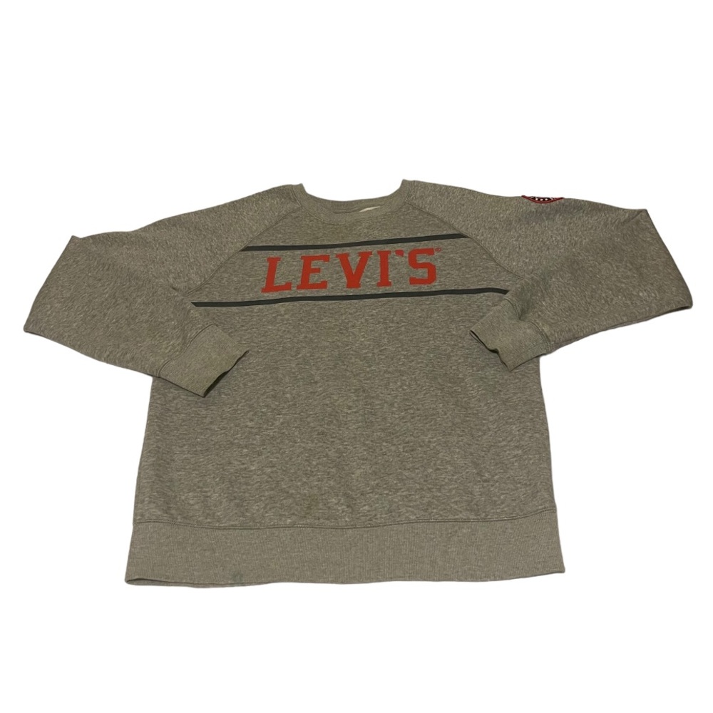 Levi’s Sweatshirt Boys XL‎ Grey Lightweight Pullover Athletic Casual Activewear